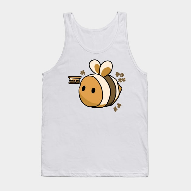 Smores Bee Tank Top by allthebeanz